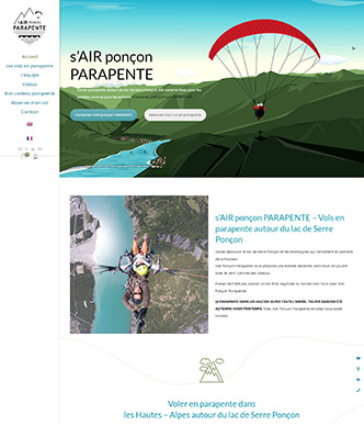 SAIR PONCON PARAPENTE